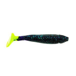 Image of Panfish Assassin Crappie Dapper | Junebug/Chartreuse Tail; 2 in.