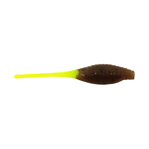 Image of Panfish Assassin Pro Tiny Shad | Pumpkinseed/Chartreuse Tail; 2 in.