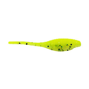 Image of Panfish Assassin Pro Tiny Shad | Limetreuse Ghost; 2 in.