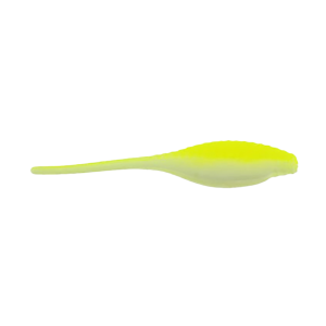 Image of Panfish Assassin Pro Tiny Shad | Chartreuse White; 2 in.