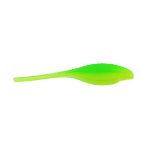 Image of Panfish Assassin Pro Tiny Shad | Lime Green; 2 in.