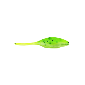 Image of Panfish Assassin Tiny Shad | Chartreuse/Pepper Shad; 1 1/2 in.