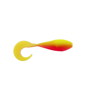 Image of Panfish Assassin Curly Shad | Candy Corn; 2 in.