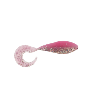 Image of Panfish Assassin Curly Shad | Pink Diamond; 2 in.