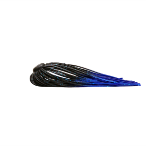 Image of Epic Baits Punch Skirt | Black Blue Tip