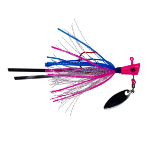 Image of Leland's Lures Crappie Magnet Fin Spin Pro Jig | Les Pink; 1/8 oz.