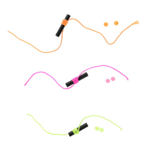 Image of Eagle Claw Multi-Color Bobber Stops with Beads