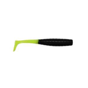 Image of Leland's Lures Crappie Magnet Tiny Dancer | Black Chartreuse; 1 7/8 in.