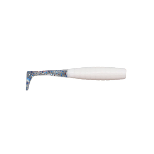 Image of Leland's Lures Crappie Magnet Tiny Dancer | White-Blue-Silver Flash; 1 7/8 in.