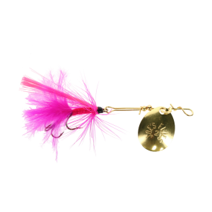 Image of Joe's Flies Short Striker Classic Spinner | Pink Shrimp Fly; 8