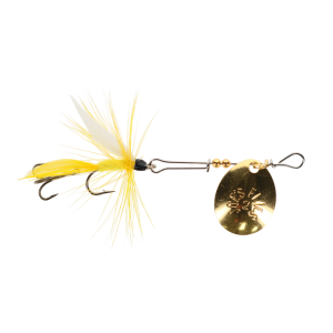 Image of Joe's Flies Short Striker Classic Spinner | Yellow May; 8