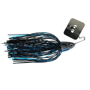Image of Food Chain Grass Master Bladed Jig | Black Blue - Black Blade; 1/4 oz.