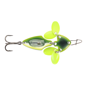 Image of Eurotackle Spade Blade Jointed | Chartreuse; 1/8 oz.