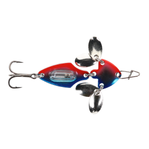 Image of Eurotackle Spade Blade Jointed | Blue Chrome; 1/8 oz.