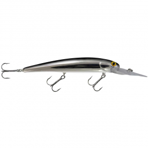 Image of Bandit Suspending Minnow Crankbait | Chrome Black Back