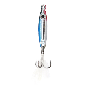 Image of Eurotackle T-Flasher Micro Spoon | Blue Chrome (UV); 1/16 oz.
