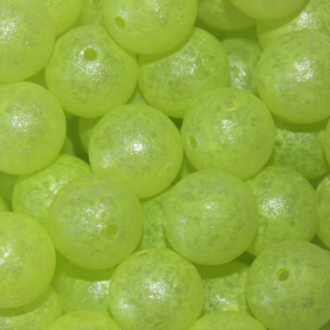 Image of TroutBeads | Chartreuse Glow; 8 mm