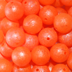 Image of TroutBeads | Orange Glow; 8 mm