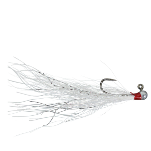 Image of VooDoo Custom Tackle Steelhead Bucktail Jig | Unpainted-White; 1/8 oz.