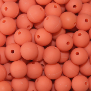 Image of TroutBeads | Dark Peach; 12 mm