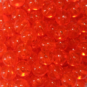 Image of TroutBeads | Tangerine; 14 mm