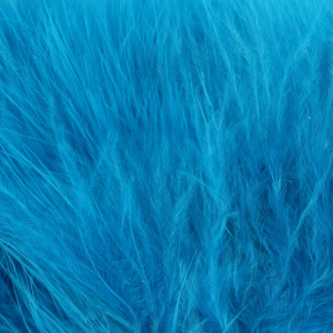 Image of Wapsi Marabou | Peacock Blue; Strung