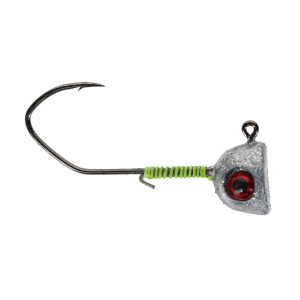 Image of Epic Baits Matt Becker Scan Head Jig - 5/0 Hook | Silver Flake; 3/16 oz.