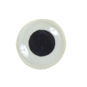 Image of Do-It 3D Stick-On Eyes | White Glow; 7.5 mm
