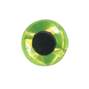Image of Do-It 3D Stick-On Eyes | Chartreuse Prism; 6 mm