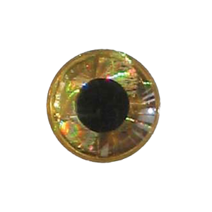 Image of Do-It 3D Stick-On Eyes | Gold Prism; 7.5 mm
