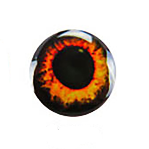 Image of Do-It Hyper HD Series 3D Eyes | Solar Shad; 6 mm