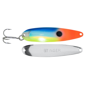 Image of Michigan Stinger Standard Spoon | UV Blue Veggies; 3 3/4 in.