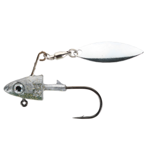 Image of Food Chain Main Course Underspin Jig Head | Emerald Shiner; 3/16 oz.
