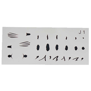 Image of Do-It Jerkbait Airbrush Stencil | J1