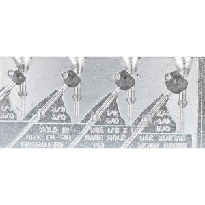 Image of Do-It Weedless Football with Wire Keeper Jig Mold | 1/4, 3/8, 1/2, 3/4 oz.