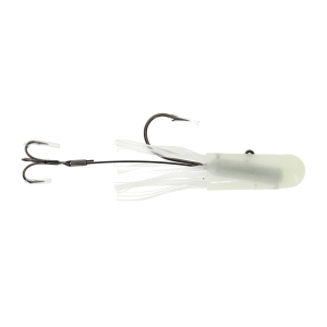 Image of Mission Tackle Rigged Lake Trout Tube | Glow; 3/4 oz.