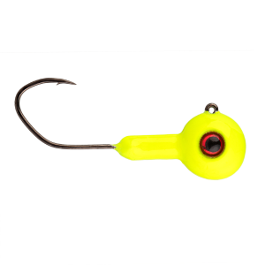 Image of Strike King Mr. Crappie Siletto XL Jig Head | Chartreuse; 1/16 oz.