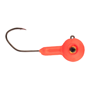 Image of Strike King Mr. Crappie Siletto XL Jig Head | Fluorescent Red; 1/8 oz.