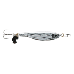 Image of Food Chain Silver Platter Jigging Spoon | Ghost Shiner; 1 1/2 oz.