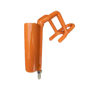 Image of Smackdown Pipe Rod Holder | Orange; Left-Hand Threaded