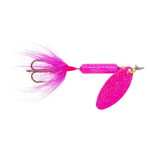 Image of Worden's Original Rooster Tail | Glitter Pink; 1 oz.