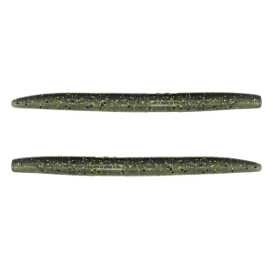 Image of Yamamoto Original Senko Worms | Natural Shad/Clear Laminate w/ Chartreuse Flake; 6 in.