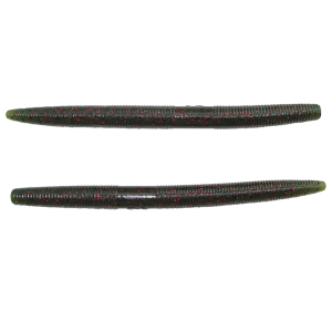Image of Yamamoto Original Senko Worms | Watermelon w/ Black/Red Flake; 7 in.