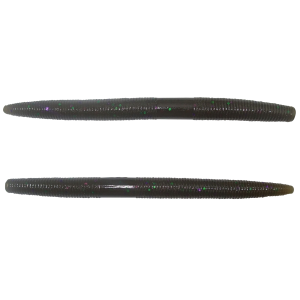 Image of Yamamoto Original Senko Worms | Green Pumpkin w/ Green/Purple Flake; 7 in.