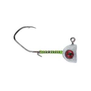 Image of Epic Baits Matt Becker Scan Head Jig - 3/0 Hook | Silver Flake; 1/2 oz.