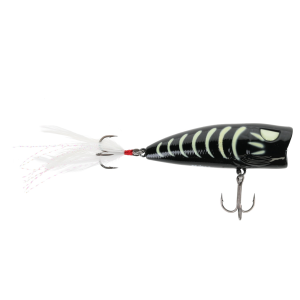 Image of SPRO E Pop 65 Popper | Black Skeleton; 65 mm