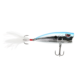 Image of SPRO E Pop 65 Popper | Chrome Blue; 65 mm