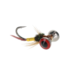 Image of Widow Maker Lures Tungsten Hammer Shrimp Ice Jig | Gold; 10