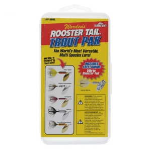 Image of Worden's Rooster Tail Treble Hook Trout Pack | 1/8 oz.