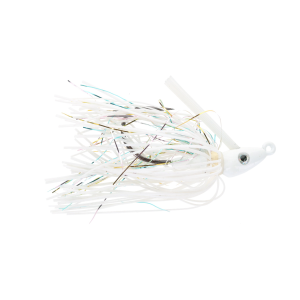 Image of Outkast Pro Swim Jig | White/Rainbow; 3/8 oz.